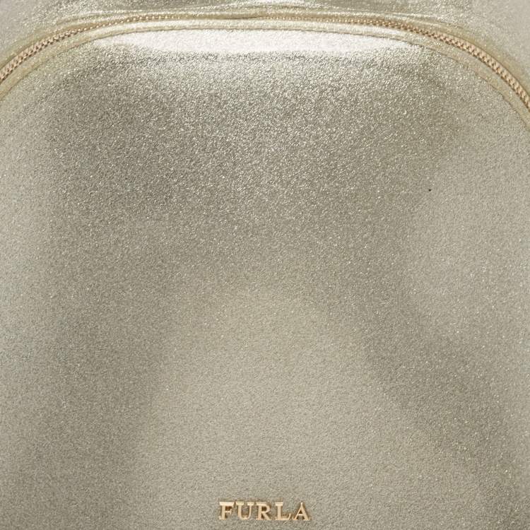 Pre Owned Furla Grey Rubber Candy Backpack
