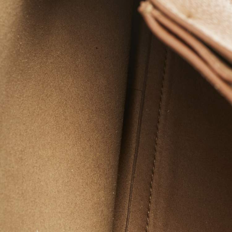 Pre Owned Furla Brown Leather Sleek Top Handle Bag