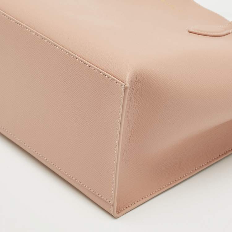 Pre Owned Furla Pink Leather Era Tote