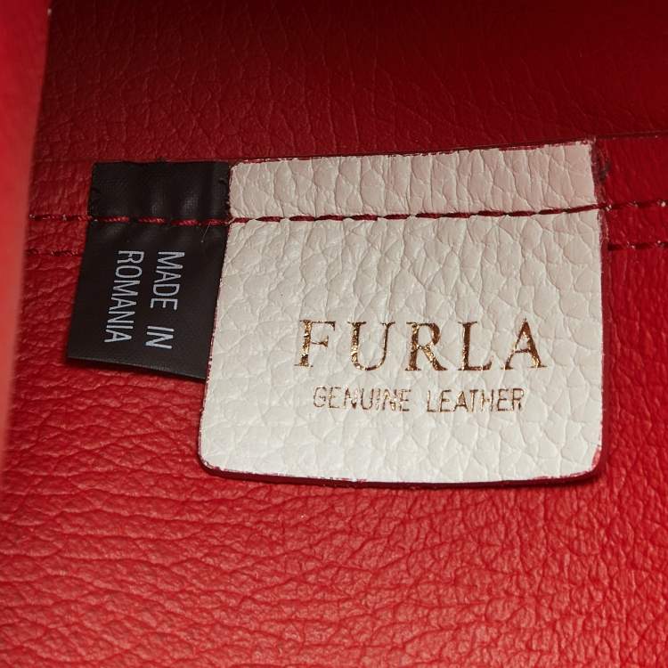 Pre Owned Furla Multicolor Leather Shoulder Bag