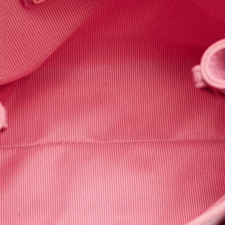 Pre Owned Furla Pink Leather Small Metropolis Tote