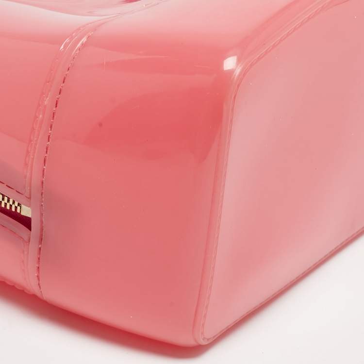 Pre Owned Furla Pink Rubber Candy Backpack