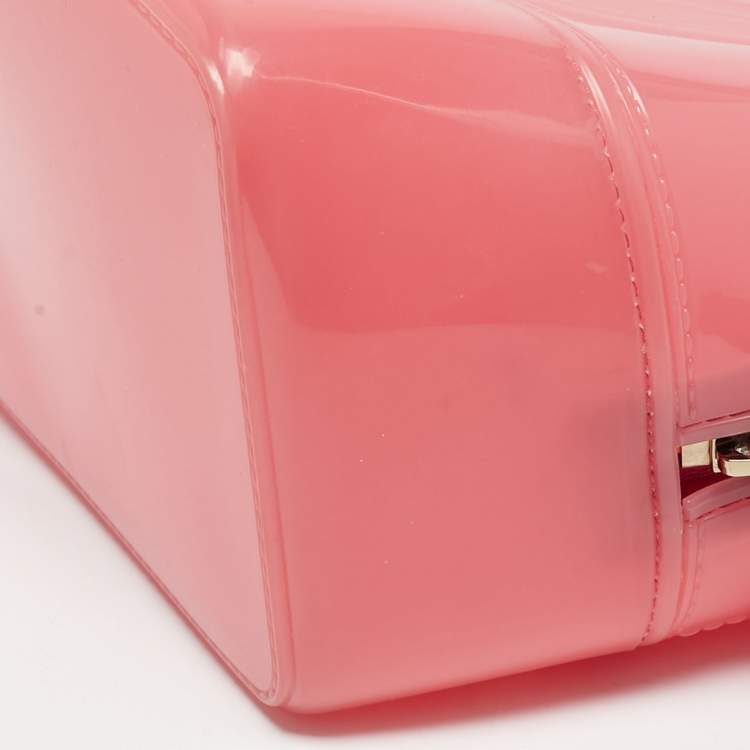 Pre Owned Furla Pink Rubber Candy Backpack