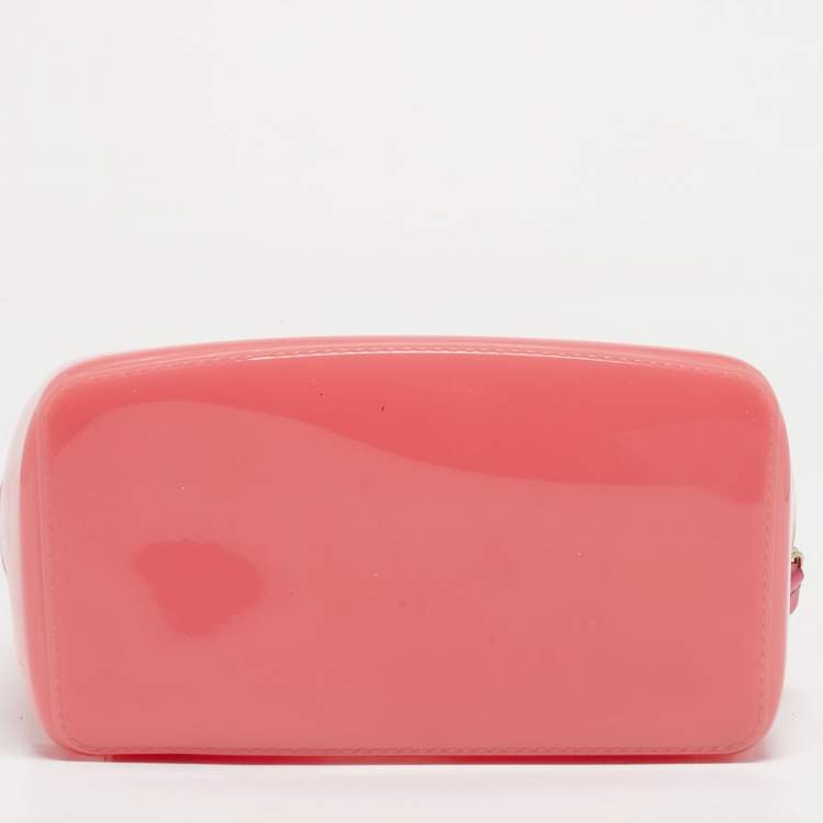 Pre Owned Furla Pink Rubber Candy Backpack