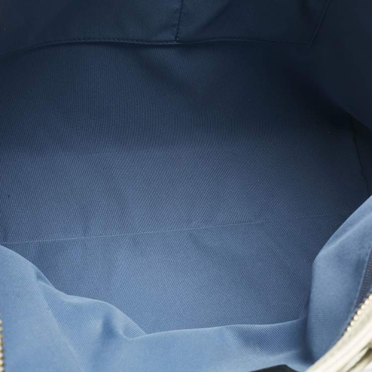 Pre Owned Furla White Leather Large Giove Tote