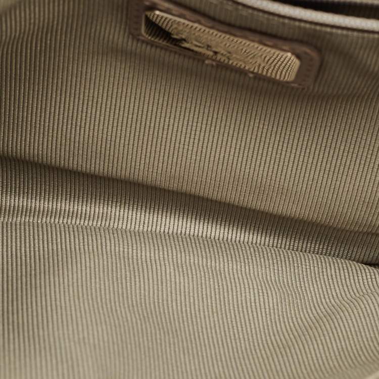 مملوكة مسبقًا Furla Grey Leather Logo Flap Shoulder Bag