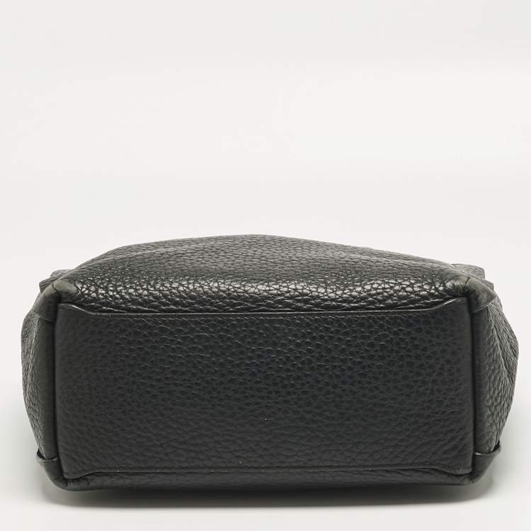 Pre Owned Furla Black Leather Capriccio Tote