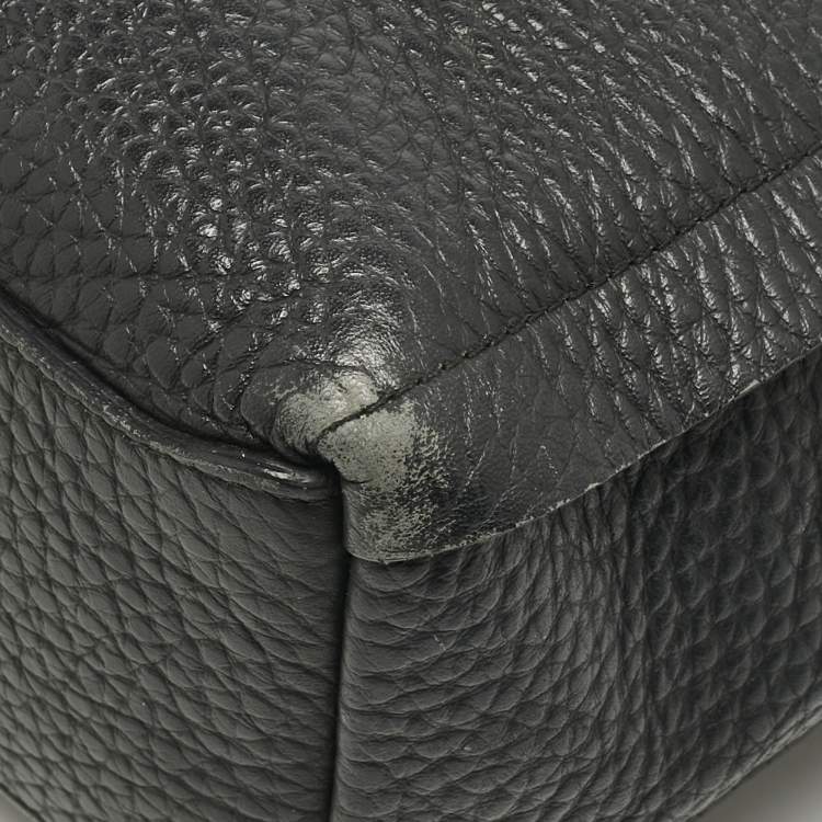 Pre Owned Furla Black Leather Capriccio Tote