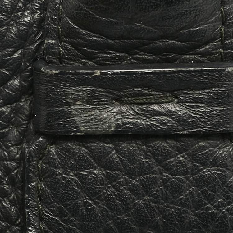 Pre Owned Furla Black Leather Capriccio Tote