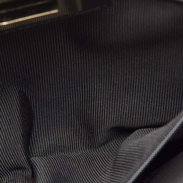 Pre Owned Furla Black Leather 1927 Soft Tote