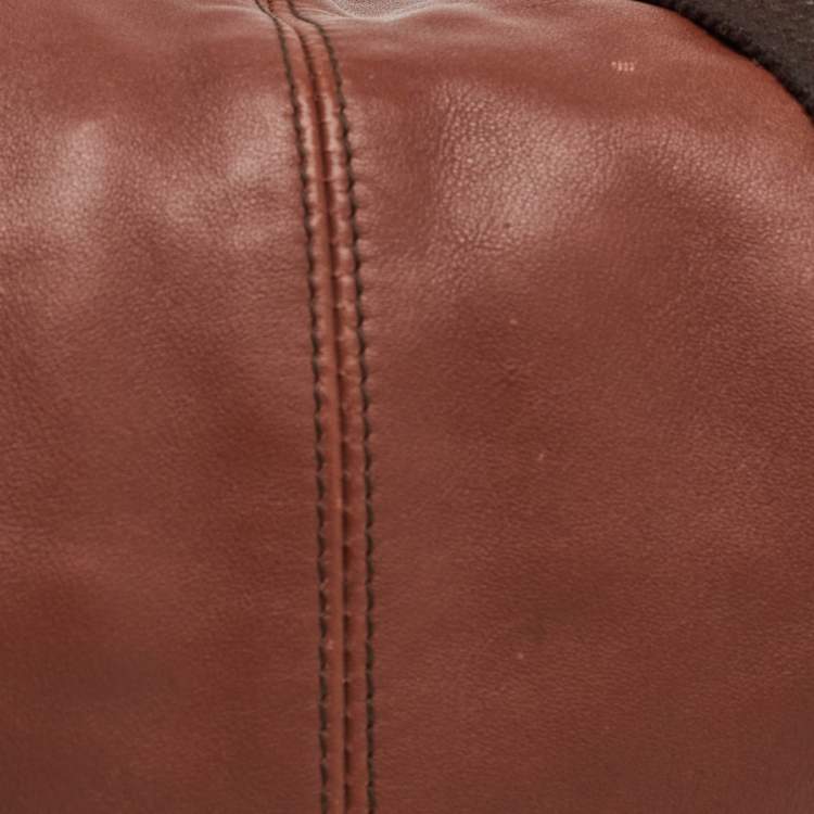 Pre Owned Furla Brown Leather Shoulder Bag