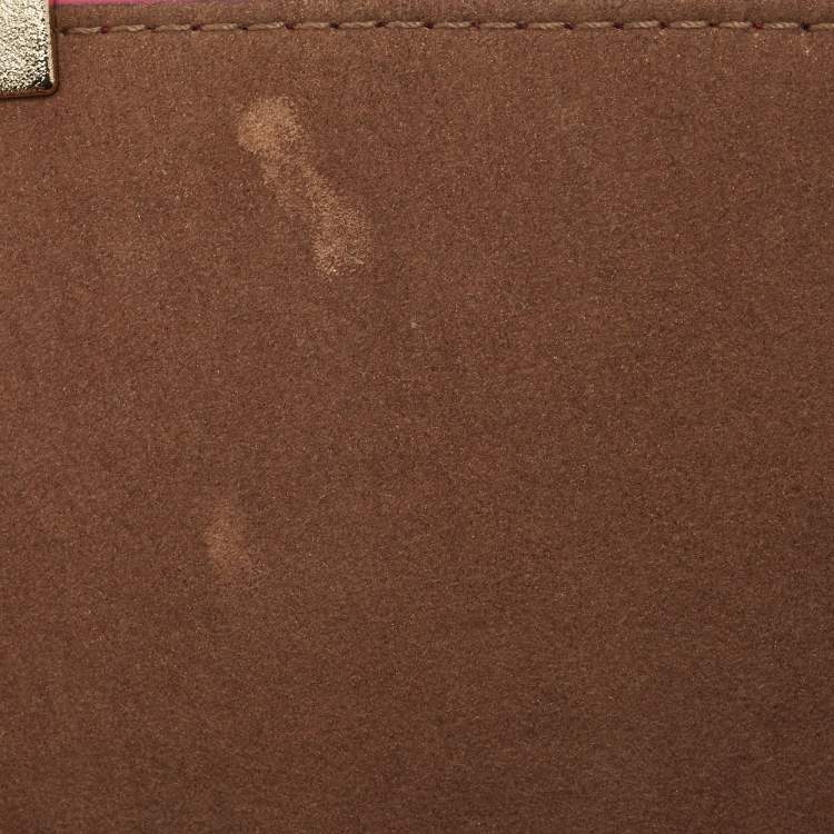 Pre Owned Furla Fuchsia Leather Bella Top Handle Bag