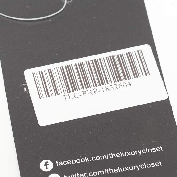 Pre Owned Furla Cream/Black Python Embossed Leather Lucky Tote