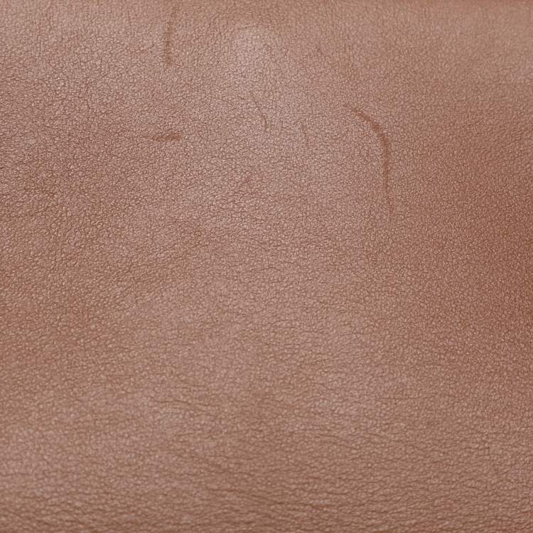 Pre Owned Furla Miastell Brown Leather Tote