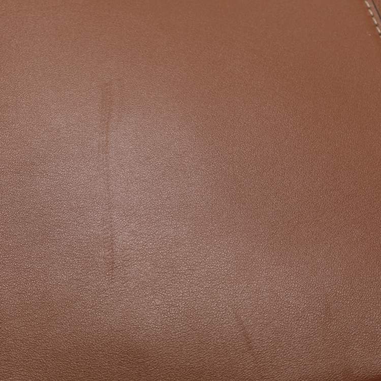 Pre Owned Furla Miastell Brown Leather Tote