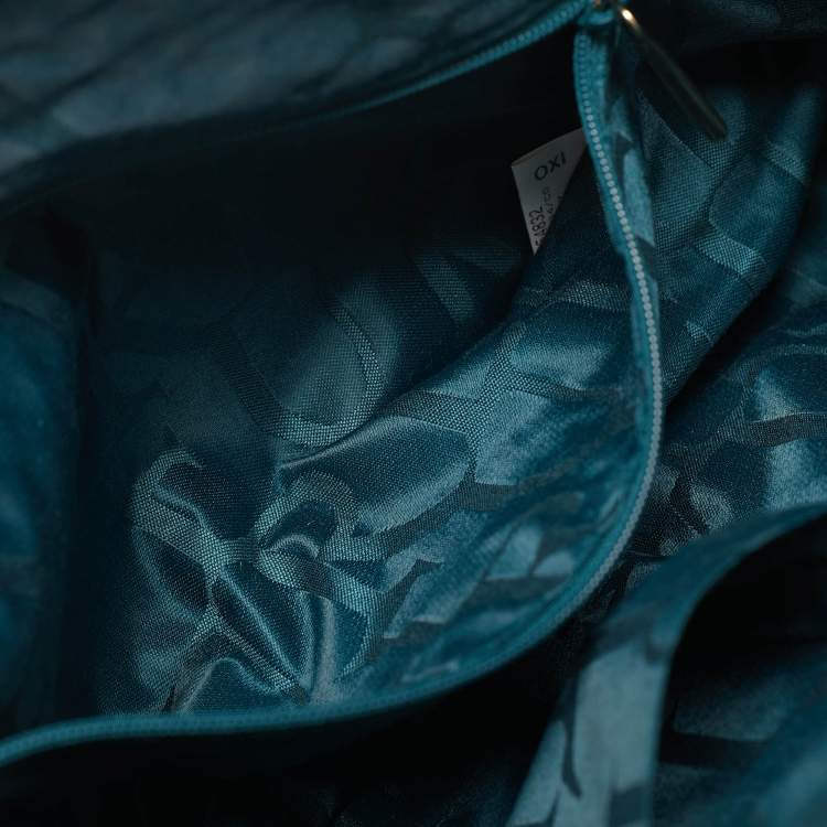 Pre Owned Furla Black Croc Embossed Leather Zip Clutch