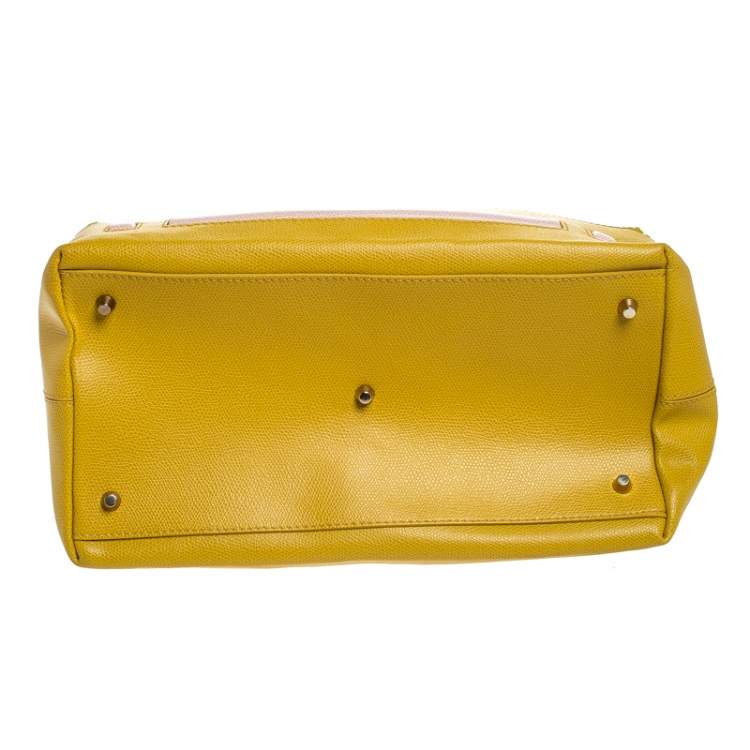Pre Owned Furla Multicolor Glossy Rubber and Leather Push Lock Candy Satchel
