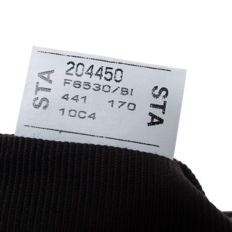 Pre Owned Furla Off White/Black Leather Elizabeth Zip Hobo