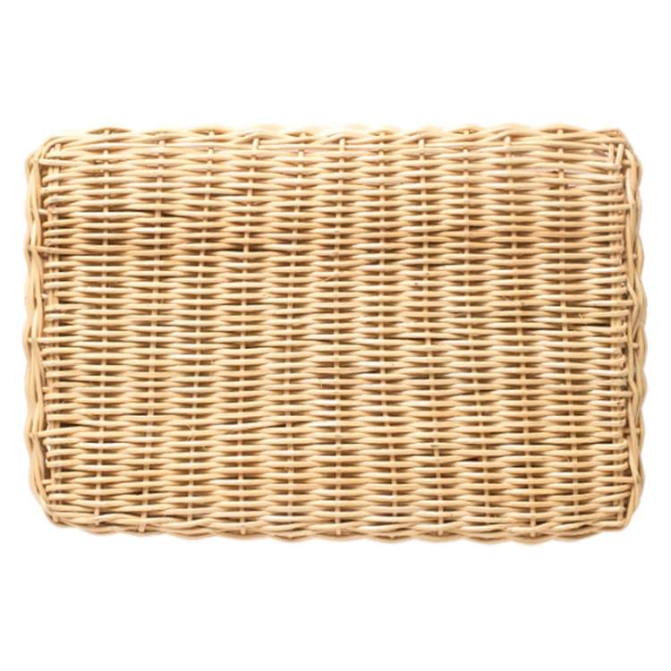 Pre Owned Furla Pink/Beige Glossy Rubber and Rattan Candy Satchel Bag