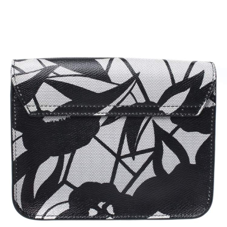 Pre Owned Furla Black Leather Mini Limited Edition Metropolis Crossbody Bag