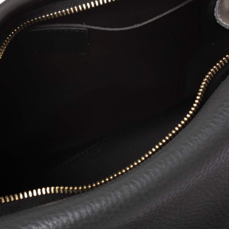 Pre Owned Furla Multicolor Leather and Patent Leather Crossbody Bag