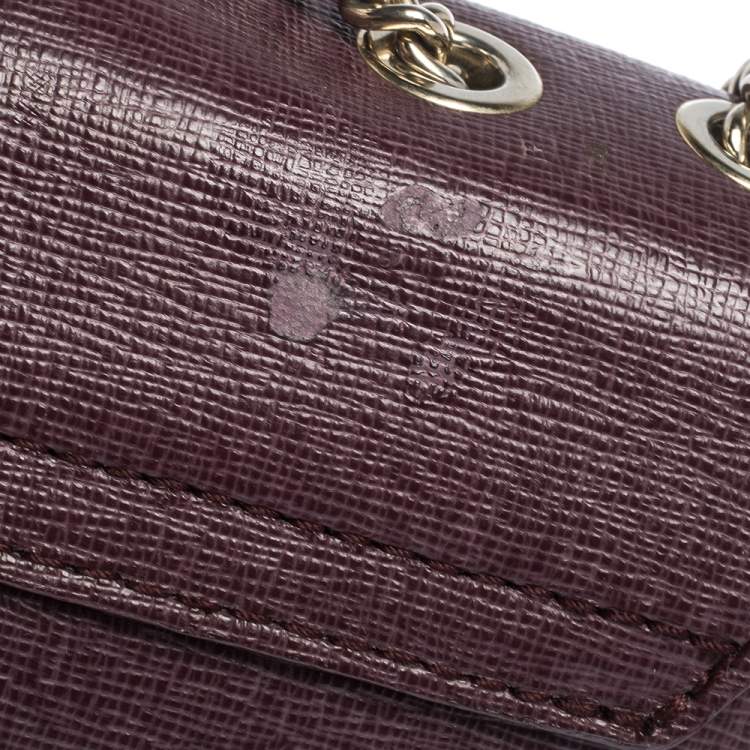 مملوكة مسبقًا Furla Burgundy Leather Metropolis Shoulder Bag