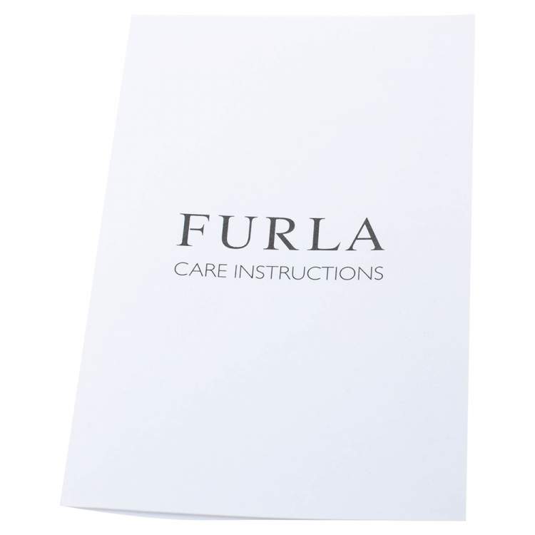 Pre Owned Furla Brown Ostrich Embossed Leather Large Greta Tote