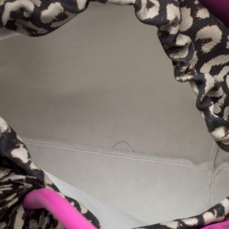 Pre Owned Furla Pink Rubber Bugatti Satchel