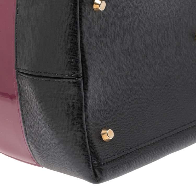 Pre Owned Furla Tri Color Rubber and Leather Candy Satchel