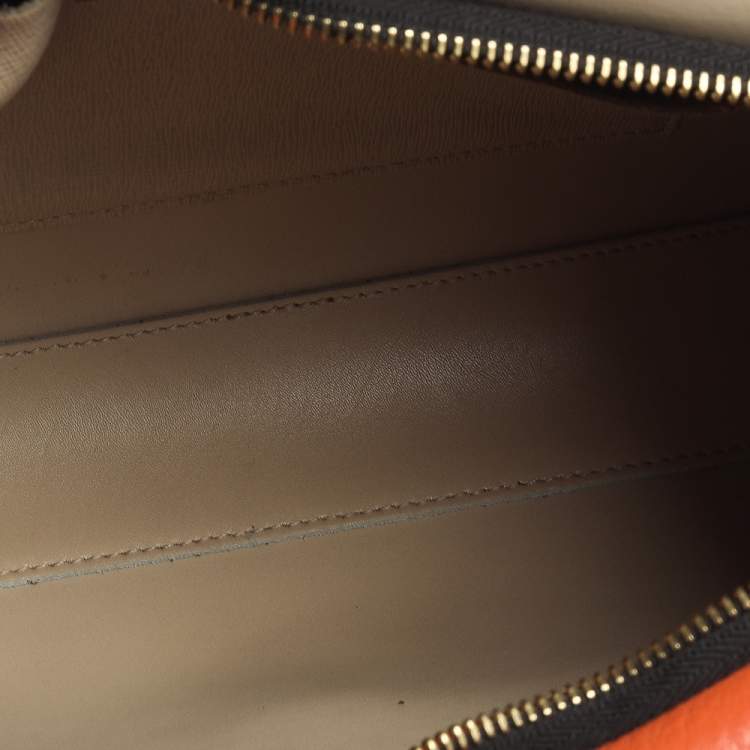 Pre Owned Furla Tri Color Leather Meridienne Shoulder Bag