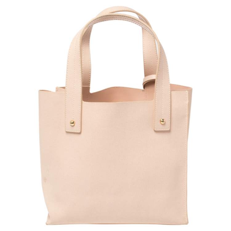 Pre Owned Furla Powder Pink Leather Small Musa Tote