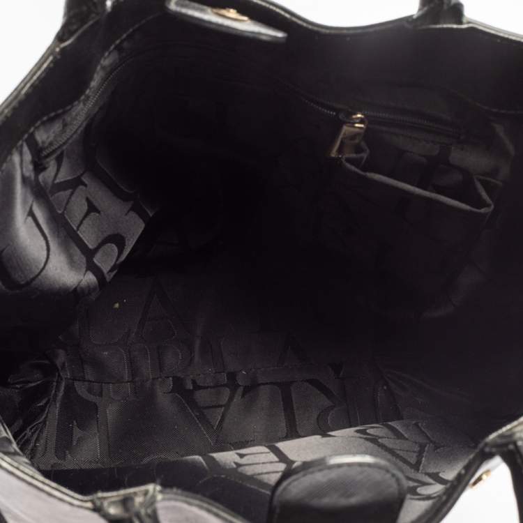 مملوكة مسبقًا Furla Black Leather Alissa Tote