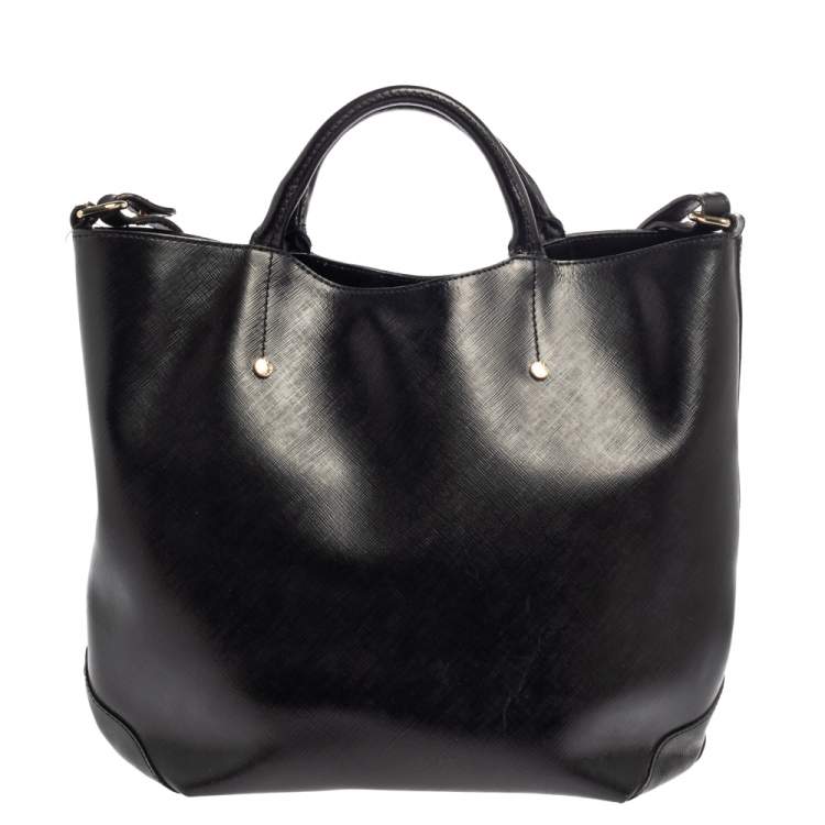 مملوكة مسبقًا Furla Black Leather Alissa Tote