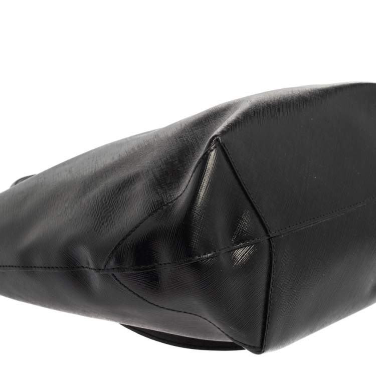 مملوكة مسبقًا Furla Black Leather Alissa Tote