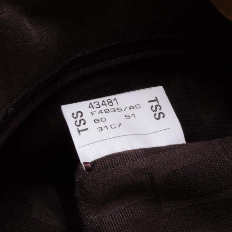 Pre Owned Furla Suede Drawstring Hobo