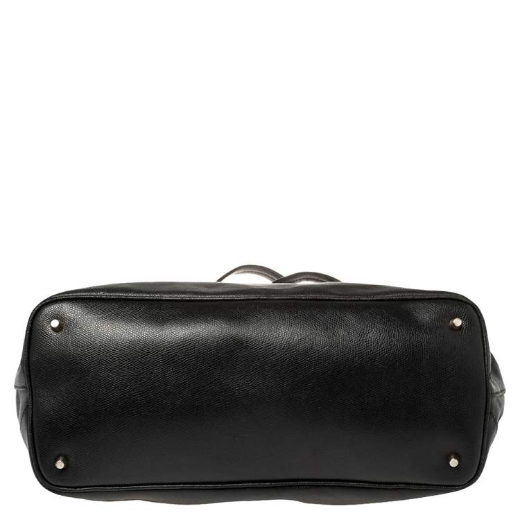 Pre Owned Furla Black Leather Kelis Tote