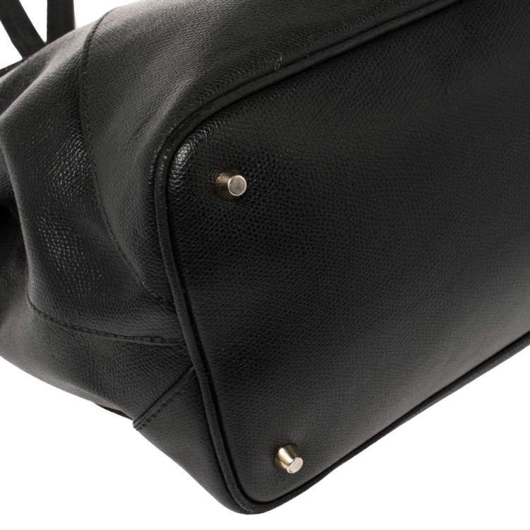 Pre Owned Furla Black Leather Kelis Tote