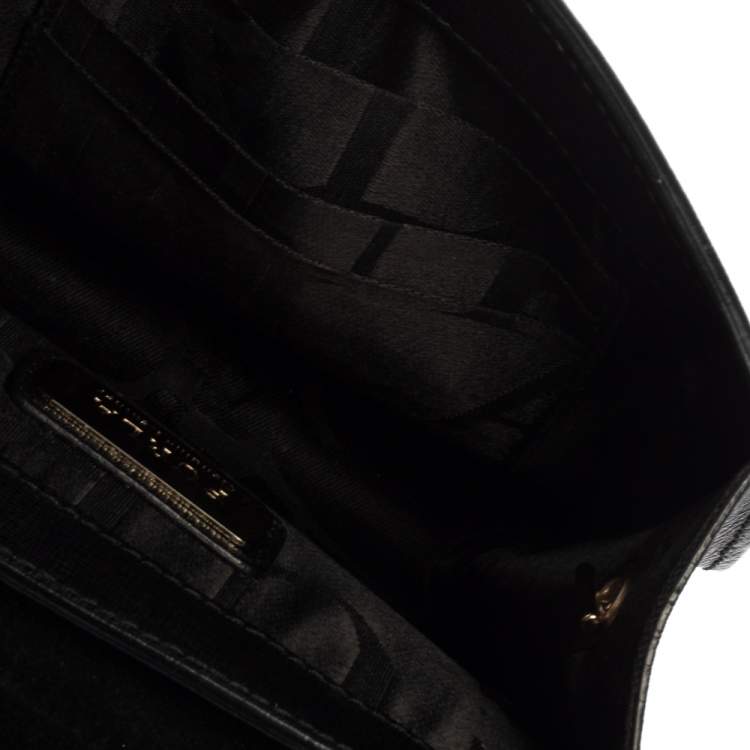 Pre Owned Furla Black Leather Mini Metropolis Crossbody Bag