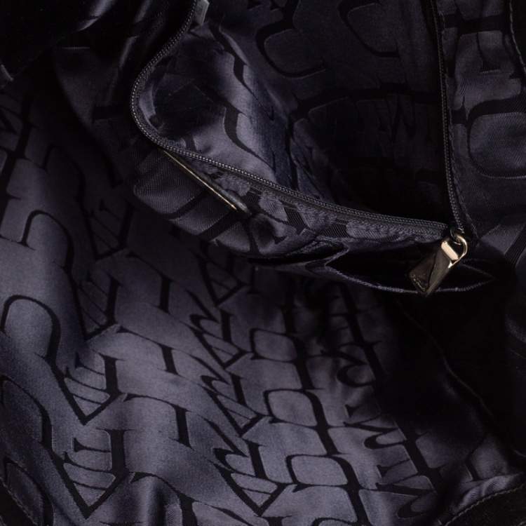 مملوكة مسبقًا Furla Black Leather and Patent Leather Tote