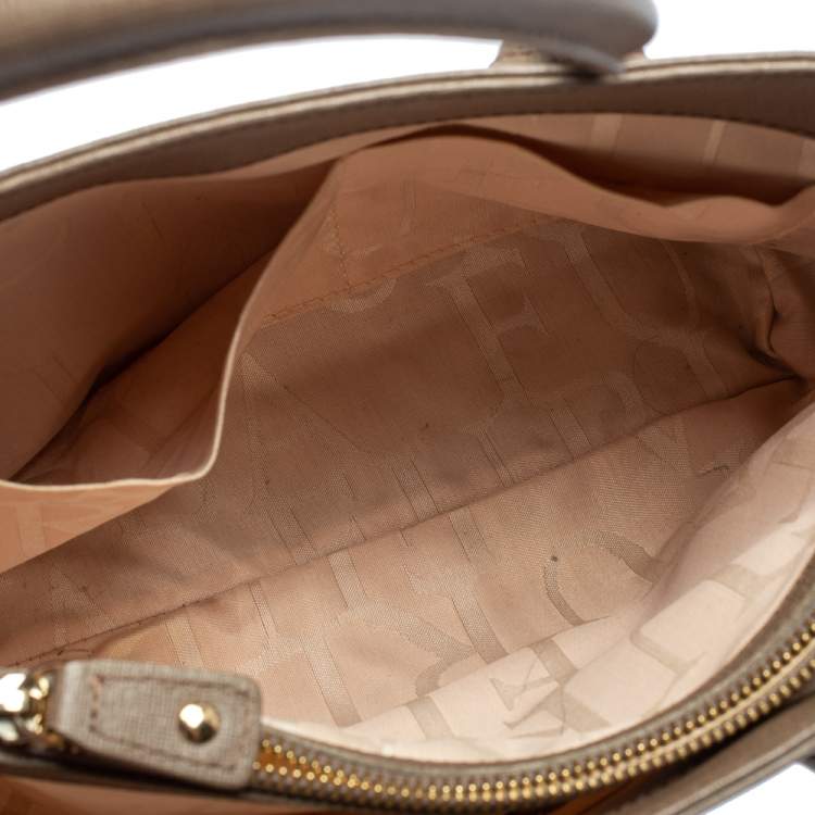 مملوكة مسبقًا Furla Brown Leather Small Linda Tote
