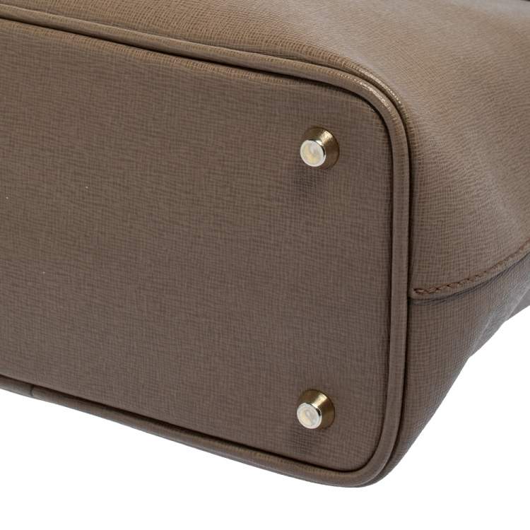 مملوكة مسبقًا Furla Brown Leather Small Linda Tote