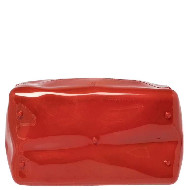 مملوكة مسبقًا Furla Maroon Rubber Medium Candy Satchel