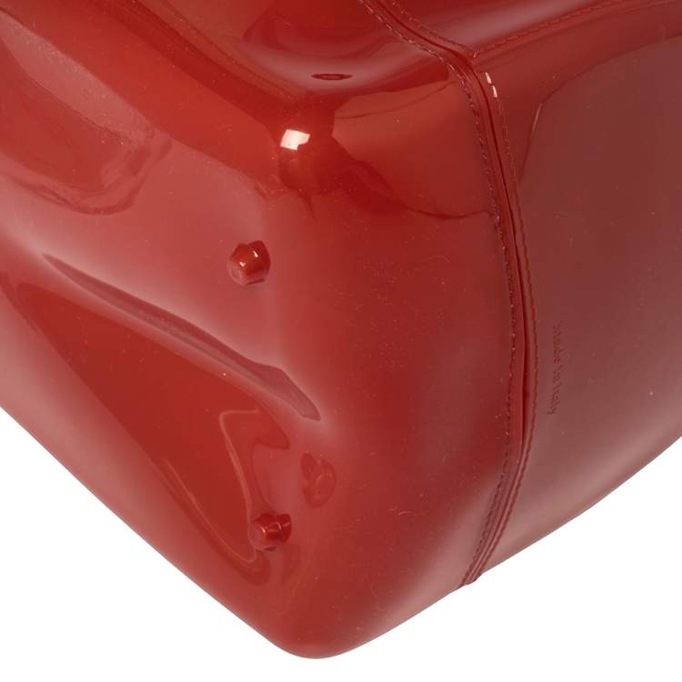 مملوكة مسبقًا Furla Maroon Rubber Medium Candy Satchel