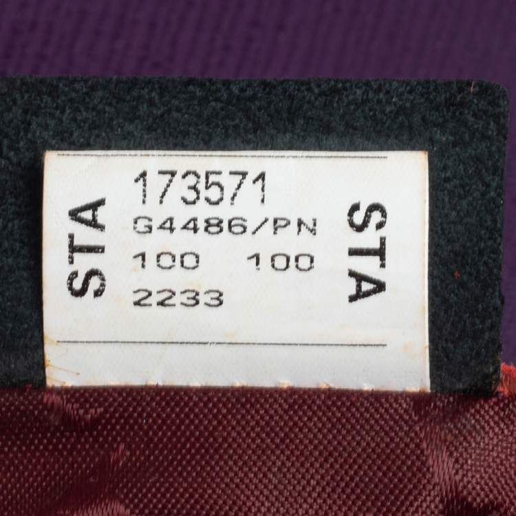 Pre Owned Furla Purple Leather Medium Tote