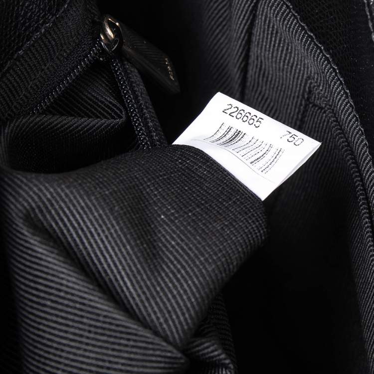 Pre Owned Furla Black Leather Metropolis Tote