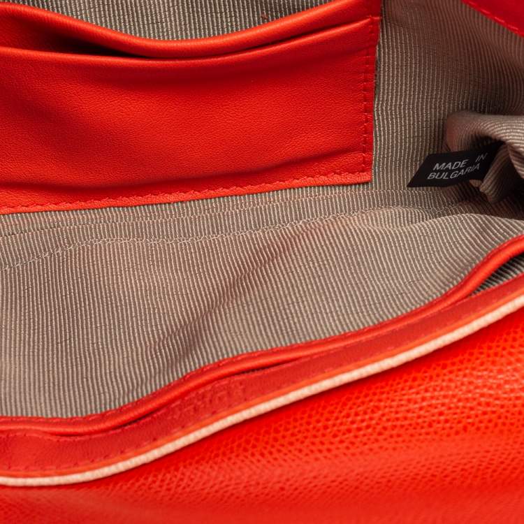 Pre Owned Furla Multicolor Leather Metropolis Chain Clutch