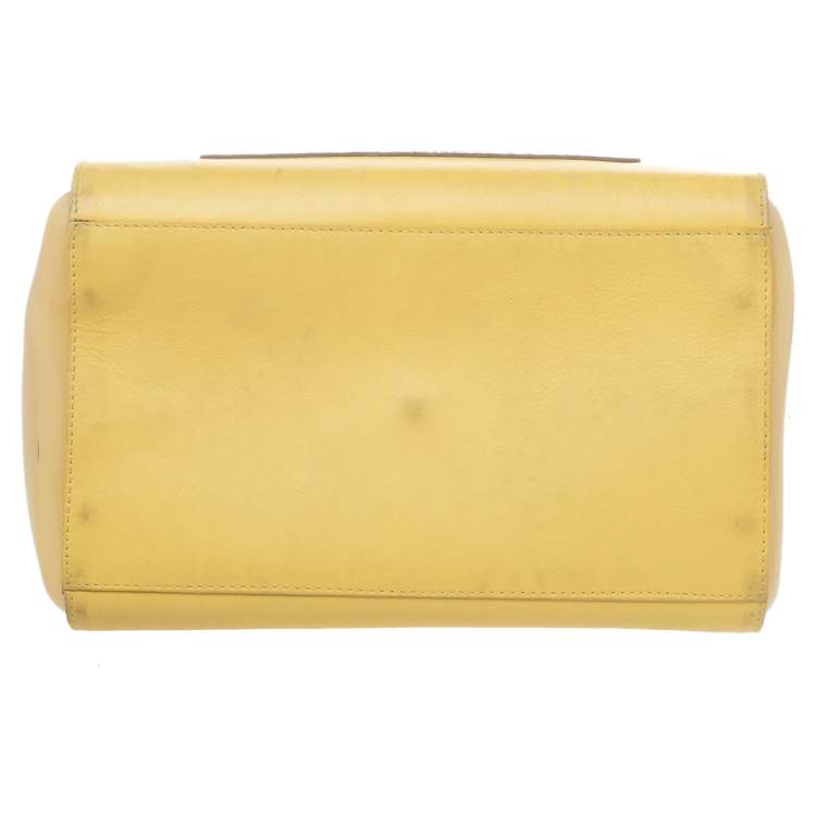 مملوكة مسبقًا Furla Yellow Rubber and Leather Candy Bag 