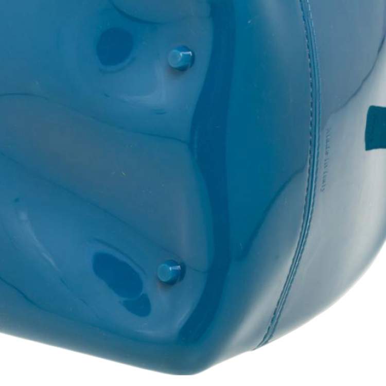 مملوكة مسبقًا Furla Blue Rubber Medium Candy Satchel