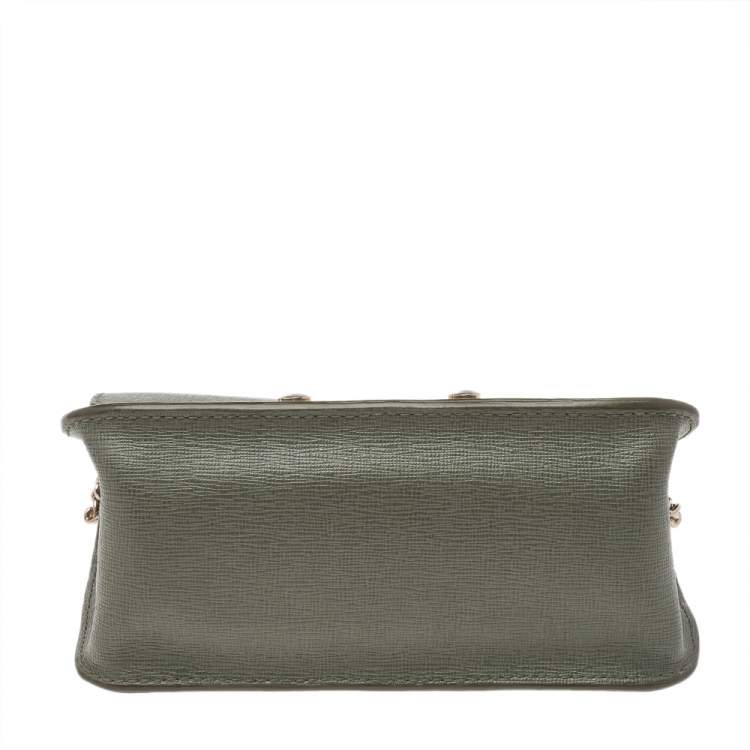 مملوكة مسبقًا Furla Grey Leather Metropolis Crossbody Bag
