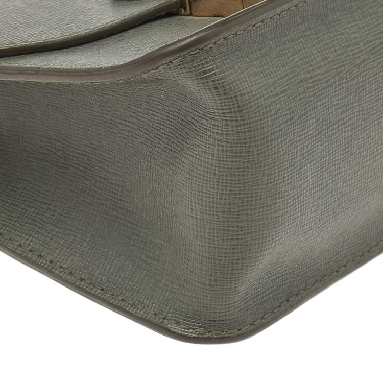 مملوكة مسبقًا Furla Grey Leather Metropolis Crossbody Bag